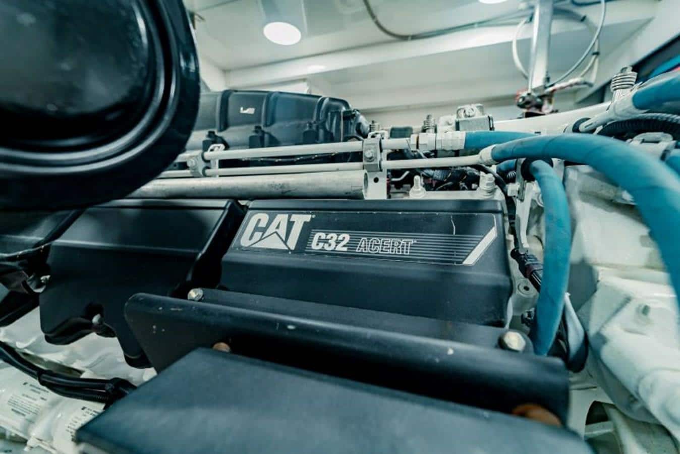 Sweet Salt - Engine Room CAT Engines - 2016 Ocean Alexander 85e